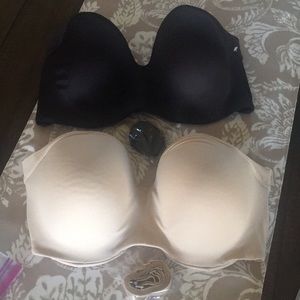 Bali strapless set of bras - size 36ddd